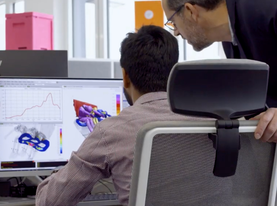 JSP engineer looking at a CAD drawing